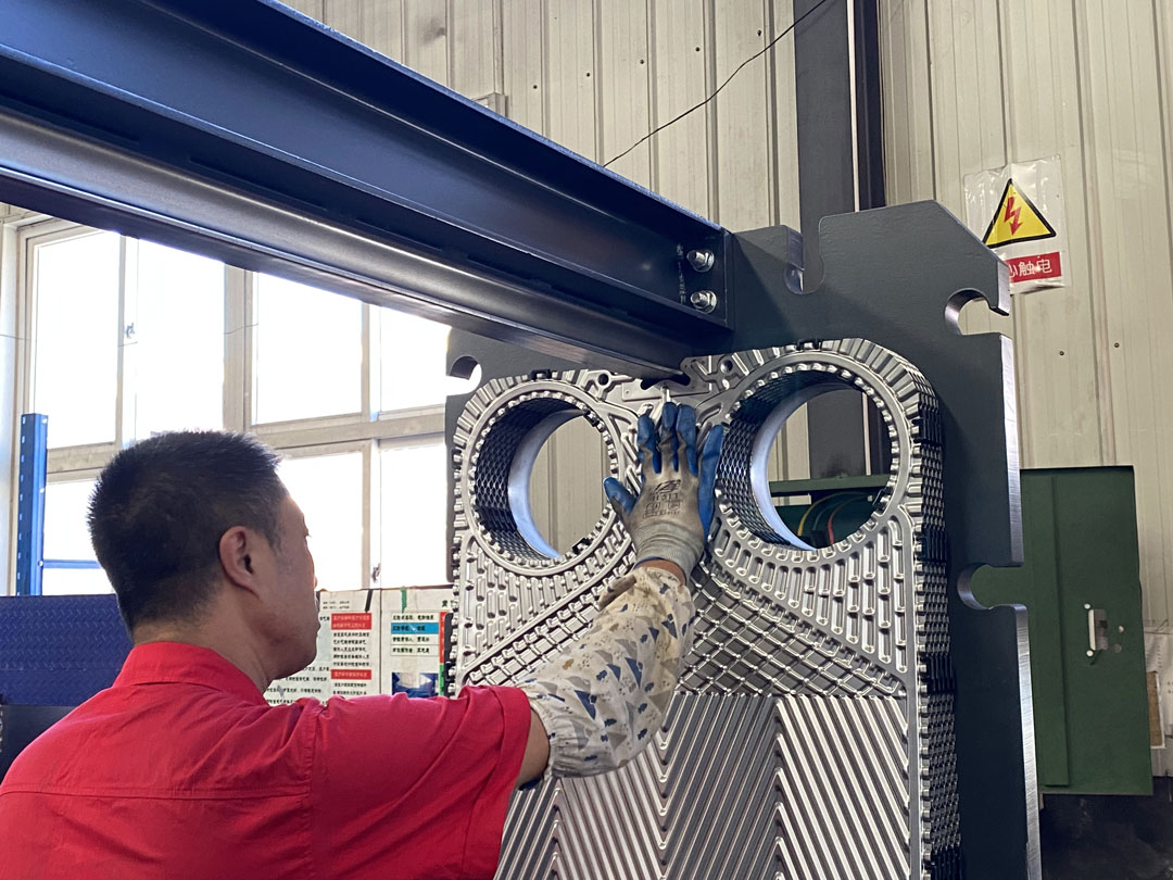 板式換熱器可以放倒安裝嗎？